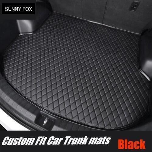 Car trunk mats cargo Liner for Citroen C5 C4 Air Cross Picasso C2 C-elysee DS5 LS DS6 6D car styling carpet floor liner
