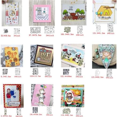 "Dream Big" Unicorn Metal Cutting Dies&Coordinating Stamps For Scrapbooking Craft Die Cut Card Making Embossing Stencil