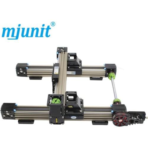 Mjunit 45N Synchronous belt rail gantry type sliding table module automation CNC table can be customized travel
