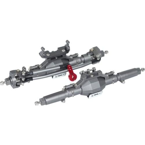 Feichao RC Front And Rear Axle Aluminium Alloy Straight Axle For 1/10 RC Crawler Car Axial SCX10 II 90046 Upgrade Spare Parts