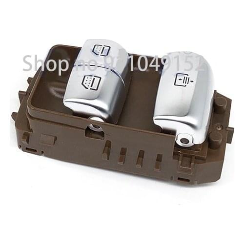 Car switch group left rear door merced esb enz w213 w222 e200l s400 e220 e350 rear door brown window lifter switch