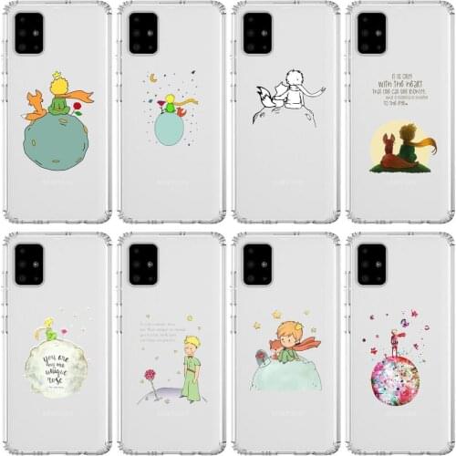 Le Petit Prince Anime Style Transparent Phone Case Hull For Samsung Galaxy A50 A51 A20 A71 A70 A40 A30 A31 80 E 5G S Shell Art C