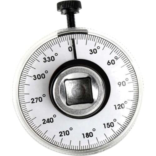 Adjustable 360 Degree Drive Torque Watchband Scale Angle Gauge 1/2 inch Rotating Wrench Measuring Automotive Car Repair Tool Set