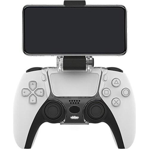 Adjustable Handle Bracket Phone Clip Stand Mount Holder Clamp for PS5 Controller