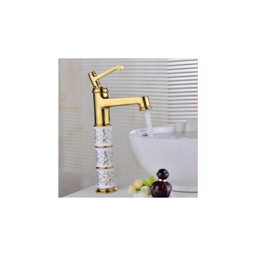 Vidric Bathroom faucet Tap Euro Vintage Style Basin Sink Faucet Oil Rubbed Bronze ceramics Bathroom Faucet Mixer Tap