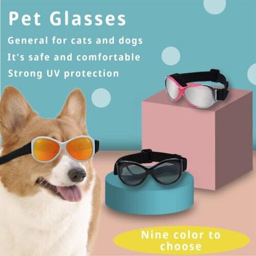 Pet Sunglasses Cat Windproof Decorative Glasses Outdoor Animal Sunglasses Dog Safety Goggles pet dog accessories
