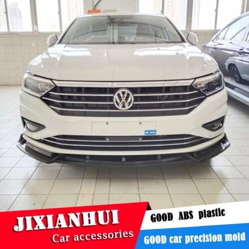 For Volkswagen Jetta Body kit spoiler 2019-2020 SAGITAR ZDKC ABS Rear lip rear spoiler front Bumper Diffuser Bumpers Protector