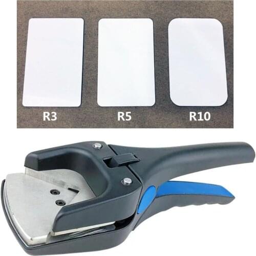 R2 R3 R5 R10 Corner Hole Punch Large Badge Slot Punch Corner Rounder Punch Cutter for PVC Card Tag, Photo Heavy Duty Clipper