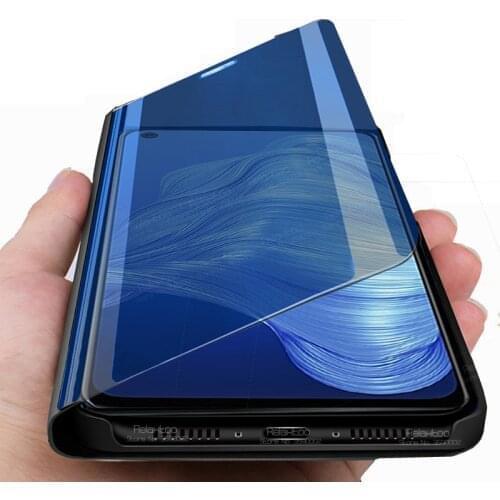 Smart Mirror Magnetic Flip Case For Oppo Realme 7 5G 8 Pro Realmy Realmi 7Pro 8Pro Realme7 Realme8 4G Stand Phone Covers Coque