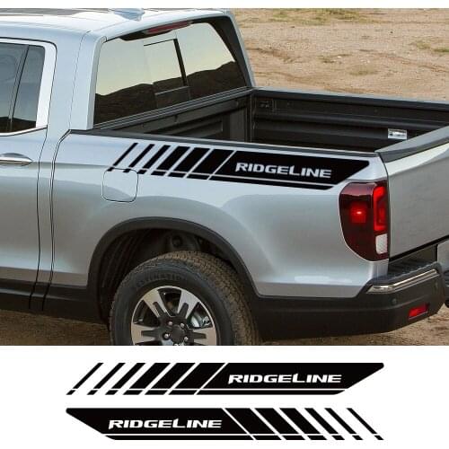 Pickup Rear Trunk Side Decals For Honda Ridgeline Car Stickers Truck Graphic Vinyl Custom Decor Cover Auto Tuning Accessories