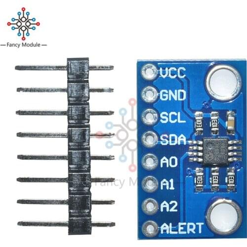High Accuracy Temperature Sensor MCP9808 I2C Breakout Board Module 2.7V-5V Logic Voltage for Ardunio in Stock