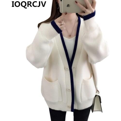 Womens Cardigan Sweater Coat 2019 New Autumn Long Sleeve Casual Knitted Sweaters Female Single Breasted Elegant Outerwear R737