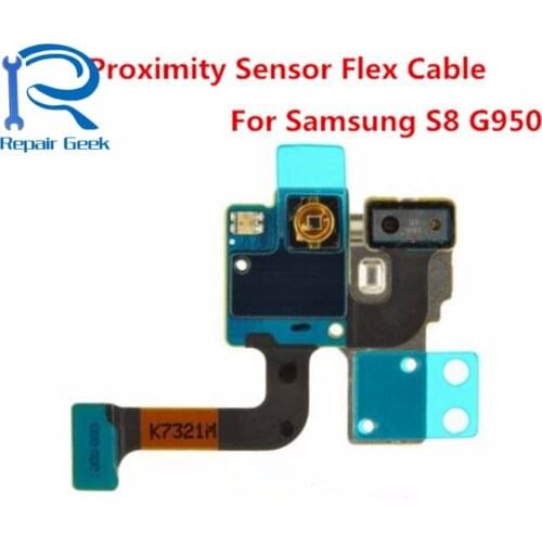 10pcs/lot New High Quality Proximity Sensor Flex Cable Replacement For Samsung Galaxy S8 G950 Flex Repair Parts Free Shipping