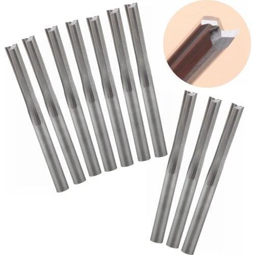 50 pieces 4mm two flutes straight slot end mill CNC two dimension cutting tools router bit