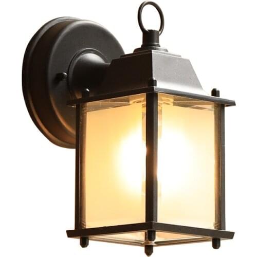 American modern simple balcony villa corridor outdoor garden external wall waterproof LED outdoor wall lamp