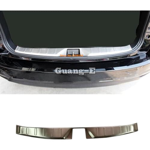 For Subaru Forester 2013 2014 2015 2016 2017 2018 Car Cover Stainless Steel Inner Built Rear Bumper Threshold Trim Plate Pedal