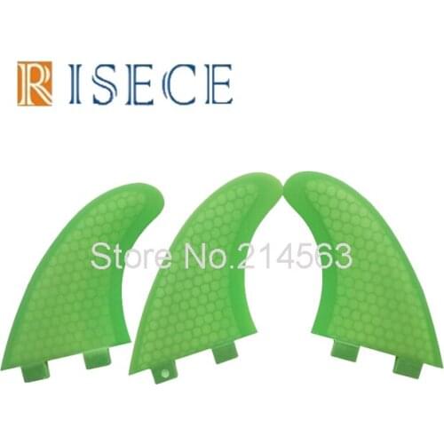 Surfing FCS Fiberglass Honeycomb Surfboard Fins FCS G5 Size Surf Fin ( 3pc/set )
