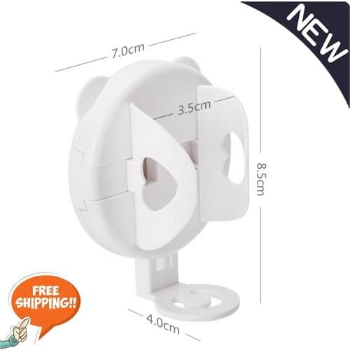 Electric Toothbrush Holder Wall-Mount Stand Rack Elastic Protect Keep Dry Traceless Tooth brush Base Bathroom Accessories