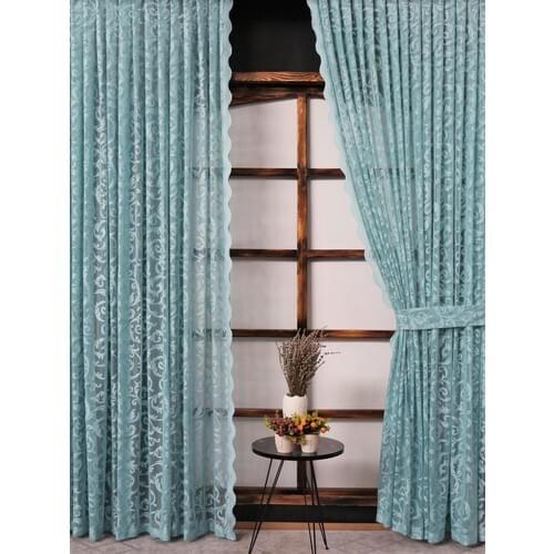 Esdeh Pleated Gusset Suit (2 Pcs) Gauze Backdrop Curtain