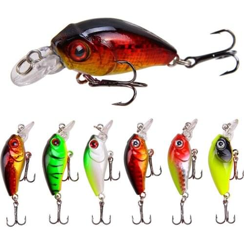 Minnow New model fishing lures hard bait 4.5cm/3.8g 1.5m super weight system long casting quality wobblers