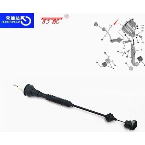 Clutch Cable 2150CK 2150EC 9686559280 For Peugeot 206 207 206CC 206 Hatchback 206 SW For Citroen C2 C3 Clutch Control Cable