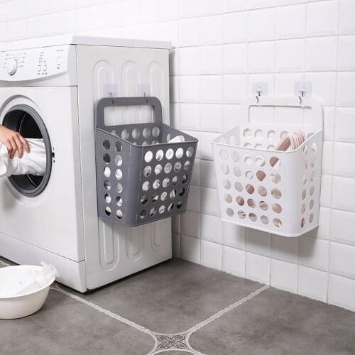 Modern Multi Function Laundry Organizer Basket Kitchen Organizer Plastic Clothes Home Sundries Living Room Bathroom Storage