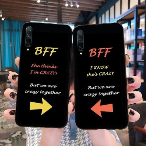 KPUSAGRT Best Friend BFF Soft Phone Case Cover For Huawei Nova 6se 7 7pro 7se honor 7A 8A 7C Prime2019
