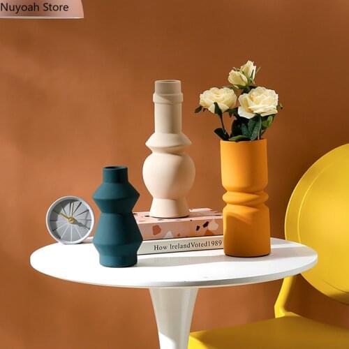 Nordic Creative Vase Decoration Modern Living Room Dried Flower Flower Arrangement Light Luxury Vase Home Decoration Accessories
