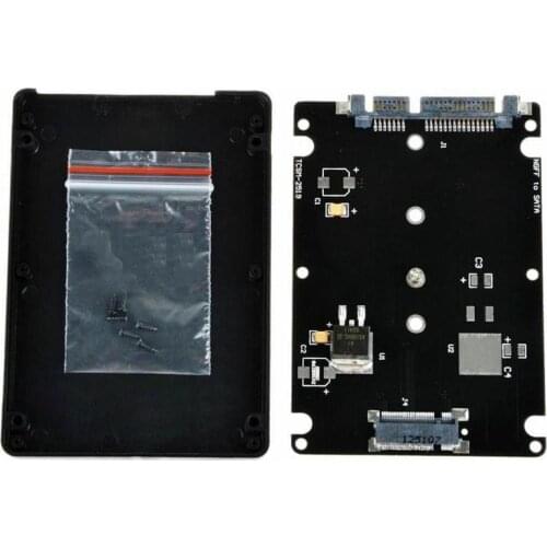 M.2 NGFF SATA SSD To 2.5 inch SATA Adapter Card (B Adapter +M M2 ) NGFF Notebook For PC Computer Desktop Socket X5P2