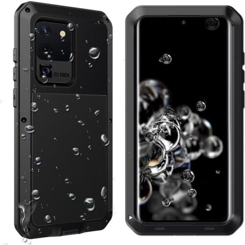 Metal Armor S20 Ultra Case For Samsung S20 Case Shockproof Aluminum S20 Plus Cover Coque For Samsung Galaxy S20 Funda Phone Case