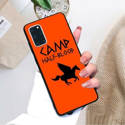 Camp Half Blood pattern soft TPU border phone case for Samsung Galaxy S Galaxy A and Note case
