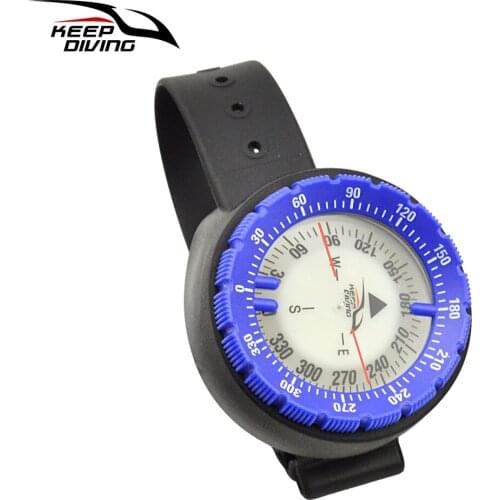 Ourtdoor Diving Compass Waterproof Scuba Spearfishing Wrist Smart Watch Luminous Lightweight Portable Design for Hiking Camping