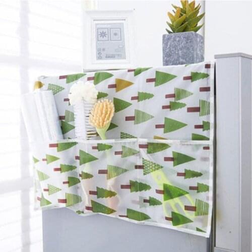 New Household Waterproof Refrigerator Dust Cover With Storage Bag For Kitchen Washing Machine Accessories Supplies