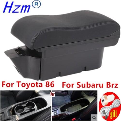 For Toyota 86 Armrest For Subaru Brz Car Armrest Box For Scion Fr-S Frs Gt86 2012-2021 storage box Auto parts Easy install