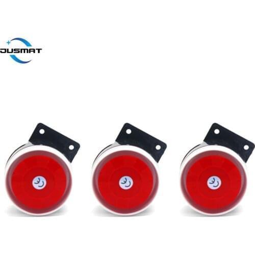 RU Security Alarm System Accessories 3pcs Wired Mini Alarm Siren Horn Sound 120DB 5-12VDC