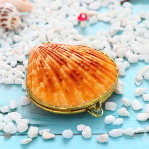 Natural Shell Jewelry Bag Creative Storage Case Ring Earring Container Sundries Organizer