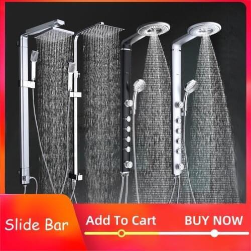 GAPPO bath shower faucets set bathroom shower tap wall mounted faucet mixer wall shower set Waterfall Massage big shower mixer