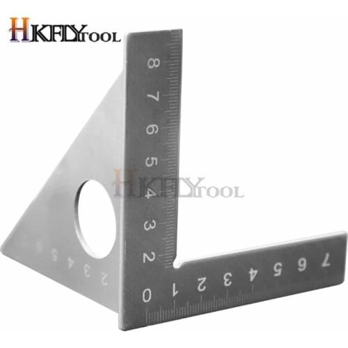 45 degree Stainless Steel Triangle Square ruler Rafter Speed Square T and Tri Angle Square Mulit Scriber tools