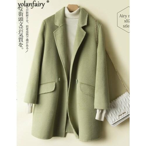 Женские шерстяные пальто YOLANFAIRY China At AliExpress