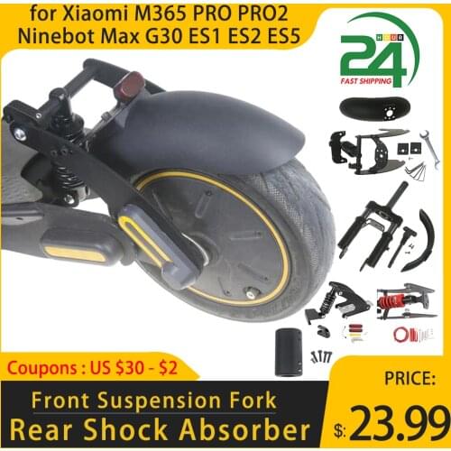 Electric Scooter Rear Shock Absorber Front Suspension Fork for Xiaomi M365 PRO PRO2 Ninebot Max G30 ES1 ES2 Scooter Accessories
