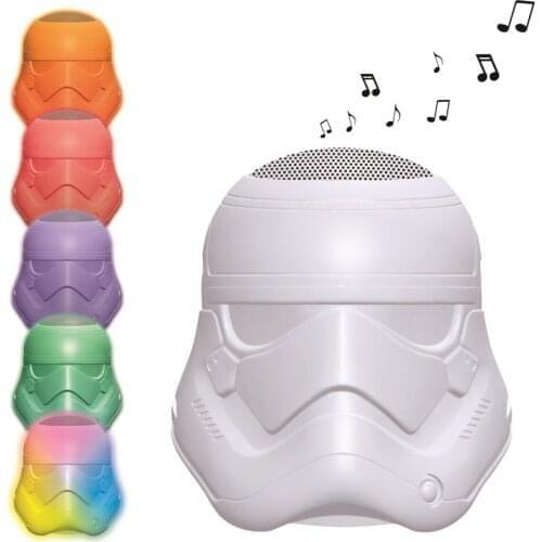 Star Wars Stormtrooper Bluetooth Lıght Speaker,Stormtrooper Helmet Speaker