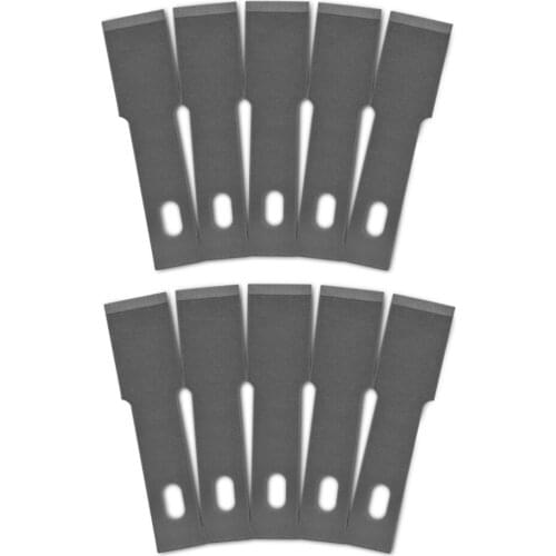 10 Pcs One Lot 18# Wood Carving Knife Blade Replacement Paper Cutter
