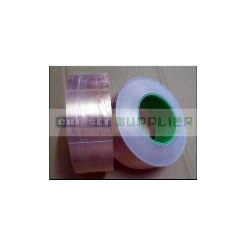 1x 50mm*30M*0.06mm 2 Sides Conductive Copper Foil Tape Adhesive Sticky EMI Masking Electromagnetic Shield