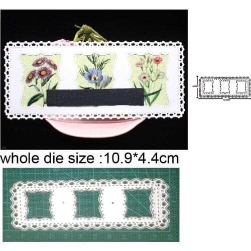 2021 new metal cutting dies cut die mold lace photo frame decoration Scrapbook paper craft knife mould blade punch stencils dies