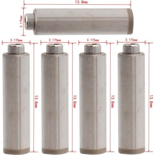 5pcs Spindle/Axis for Dental High Speed Handpiece Air Turbine 13.8mm*3.175mm Rotor Cartridge