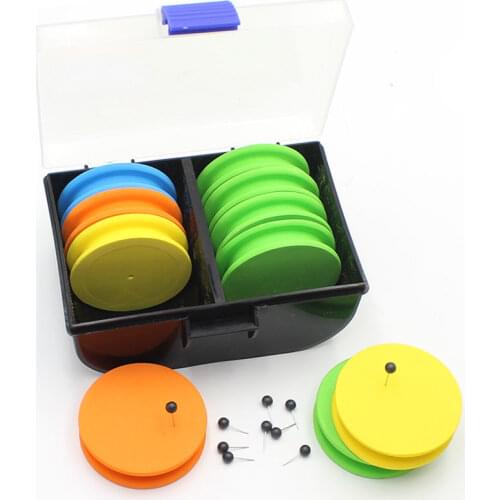 Carp Fishing Accessories Chod Zig Rig Bin Box + 10 EVA Winders Tackle Box Kit for Carpfishing