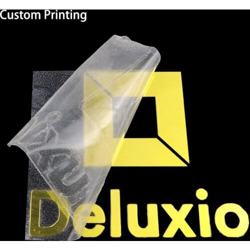 Free Shipping Custom Logo 3d Metal Transfer Stickers Labels Customized Separation Transfering Shine Gold Label For Lipgloss