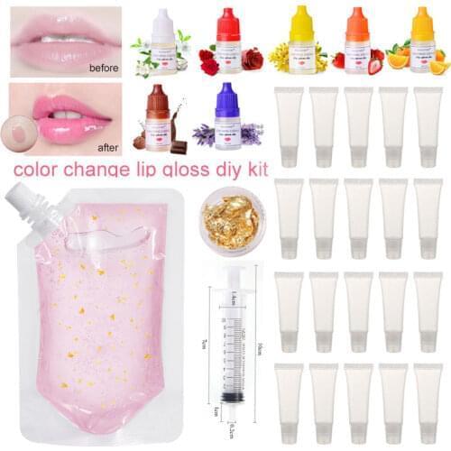 100ml Lipgloss DIY Kit Lip Gloss Base Mositurizing Lip Gloss Wholesale Liquid Lipstick Lip Tint Raw Material Gel