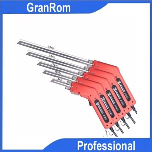 Electric Hot Knife Foam Cutter Hot Wire Styrofoam Craft Tool 220V Foam Sponge Cutting Heated Knife Hot Heating Cutter + Blade