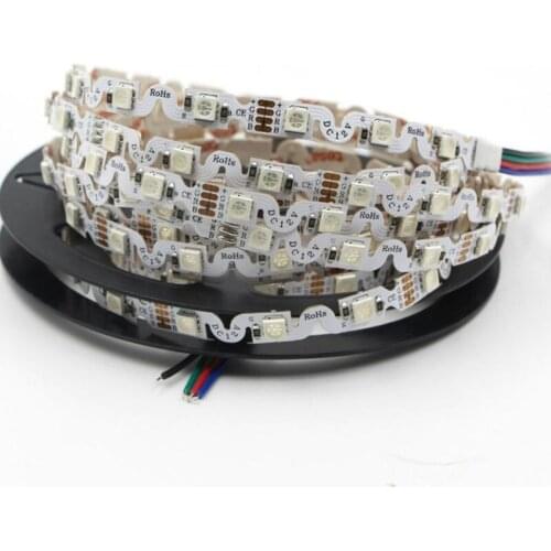 100m 12V S Shape LED Strip LED Flexible Tape 5050 RGB Warm White White 60LED/m Bending Channel Letter S Type Letter 8mm PCB